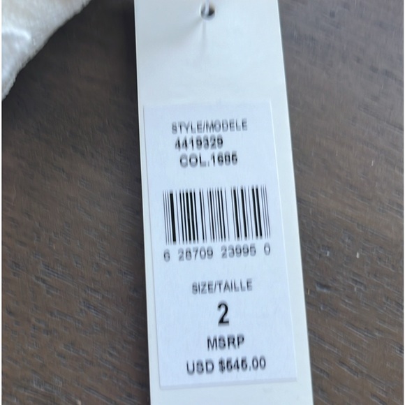 Gorgeous Monique Lluillier embroidered strapless mini dress - Picture 2 of 8